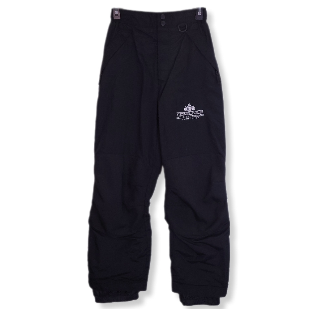 Ego Youth L Snow Pants Black Powder House Lake Tahoe Ski Snowboard Winter Sport